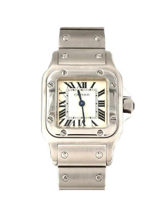 Cartier Santos Galbe SM SS Quartz Watch main image 4